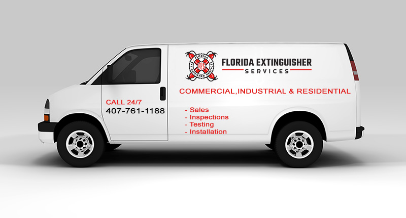 Company Van for Florida Extinguisher Services