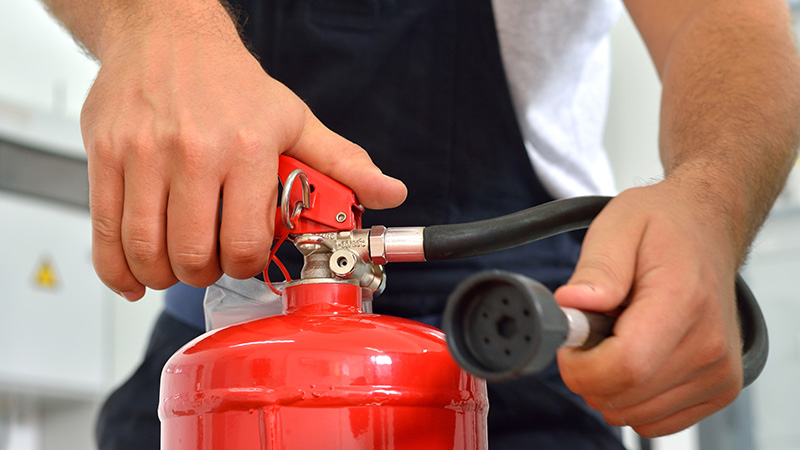 Fire Extinguisher Demonstration